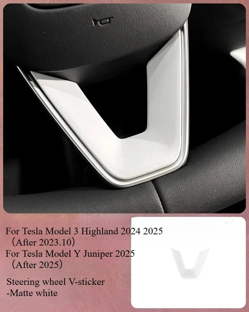 For Tesla Model Y Juniper 2025 White Interior Accessories Center Control Armrest Box Organizer Storage Box Cup Holder New Model3