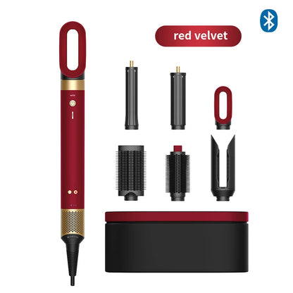 1700W 6 in 1 Hot Air Hair Styler150000RPM Auto-Curling BarrelStraightening BrushNegative Ion Fast Dry Nozzle Hair Dryer 110V/220