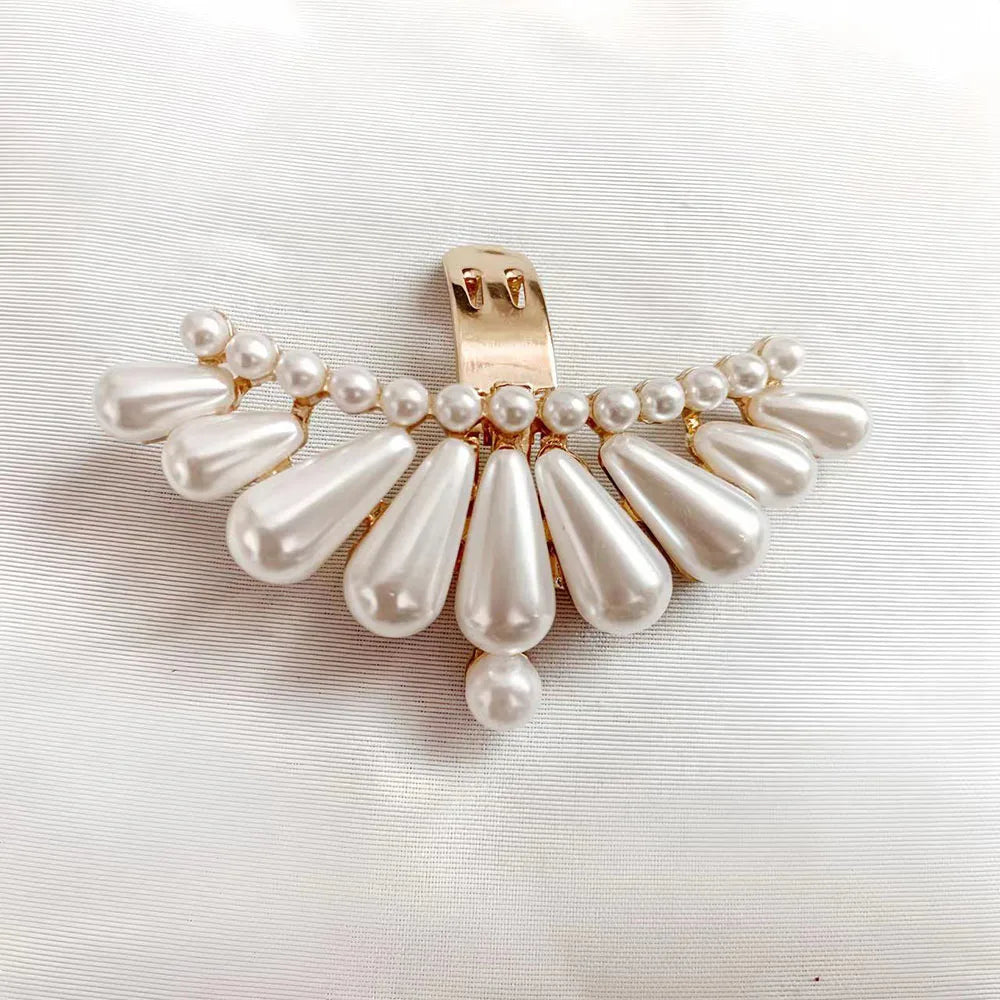 1PC Shiny Bows Shoes Decoration Clips Wedding Shoes High Heel Rhinestone Charm Buckle Clips Detachable Bride Shoes Accessories