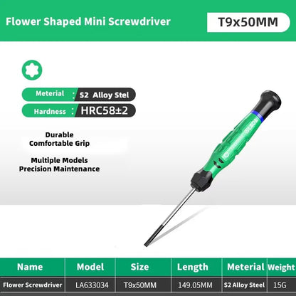 LAOA 1pcs precision screwdriver SL1.0-4.0 screwdriver phillips mini screwdriver phillips screwdriver plum blossom T5-T20