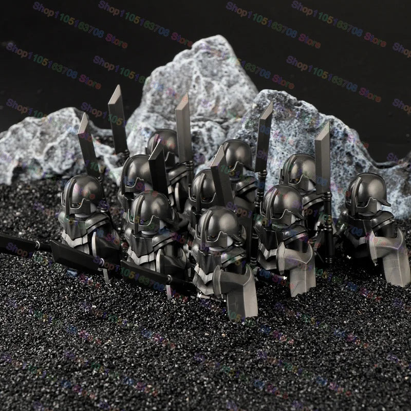 Medieval Knights Building Blocks Warrior Soldiers Crusaders Hospital Teutonic Knight Legion Figures Block Toys Accessories