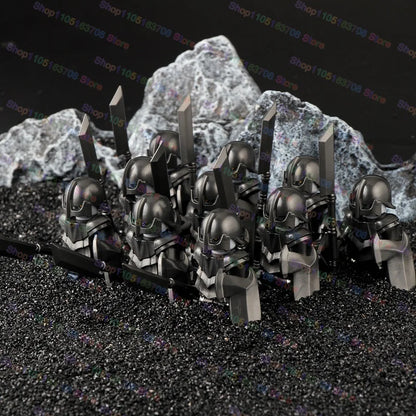 Medieval Knights Building Blocks Warrior Soldiers Crusaders Hospital Teutonic Knight Legion Figures Block Toys Accessories