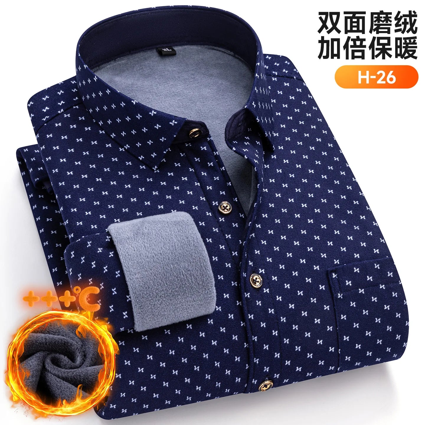 New Plus Size 8XL 7XL 6XL Men's Shirt Autumn Winter Fleece Thickened Warm Long Sleeve Plaid Business Casual Slim-fit Man Clothes