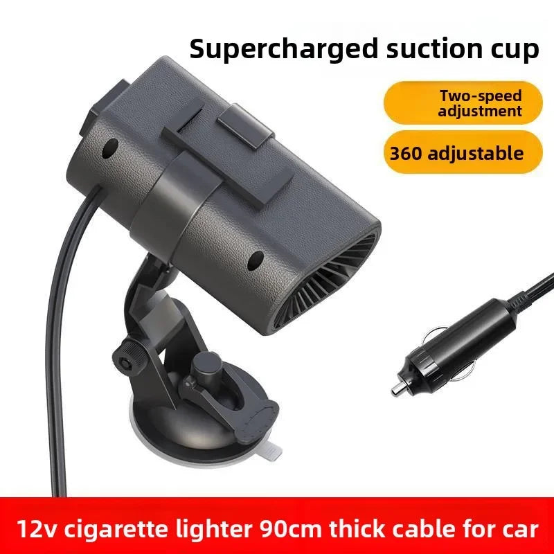 Mini 12V Car Heater USB/Cigarette Lighter Portable Fast Heating Cup Holder Design For Cab Truck RV Winter Travel Emergency Kit