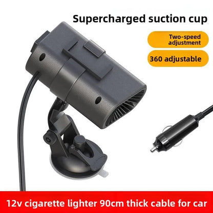 Mini 12V Car Heater USB/Cigarette Lighter Portable Fast Heating Cup Holder Design For Cab Truck RV Winter Travel Emergency Kit