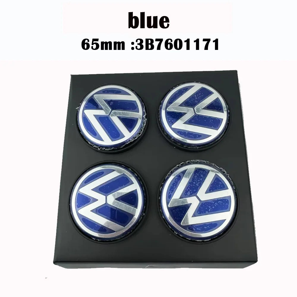 4pcs 56mm 65mm VW floating Car Wheel Center Caps Hubcap Cover for VW Jetta MK5 Golf Passat styling CC Golf 3B7601171 1J0601171