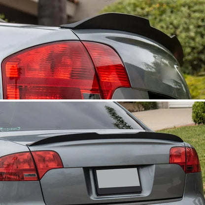 For Audi Accessories A3 S3 RS3 A4 S4 RS4 A5 S5 RS5 A6 Car Ducktail Rear Wing Spoiler Gloss Black Rubber Universal 121cm