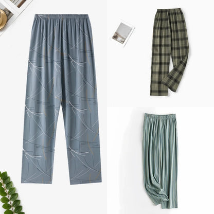 Pajama Pants Men's Pants Autumn and Winter 2025 New Loose Pants Printed Spring & Fall Home Pants