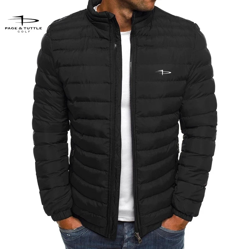 2024 Autumn/Winter Men's Old Solid Color Clothing Outdoor Leisure Sports Fashion Street Style Hooded Warm Zipper Jacket