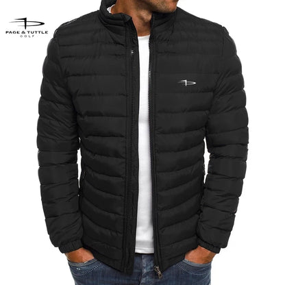2024 Autumn/Winter Men's Old Solid Color Clothing Outdoor Leisure Sports Fashion Street Style Hooded Warm Zipper Jacket