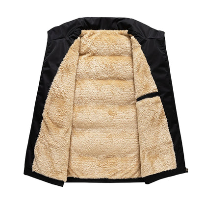 Winter Warm Vest Jacket Men Waistcoat Windbreaker Clothing New Vests Puffer Sleeveless Coats Mens Solid Color Down Vest Jacket