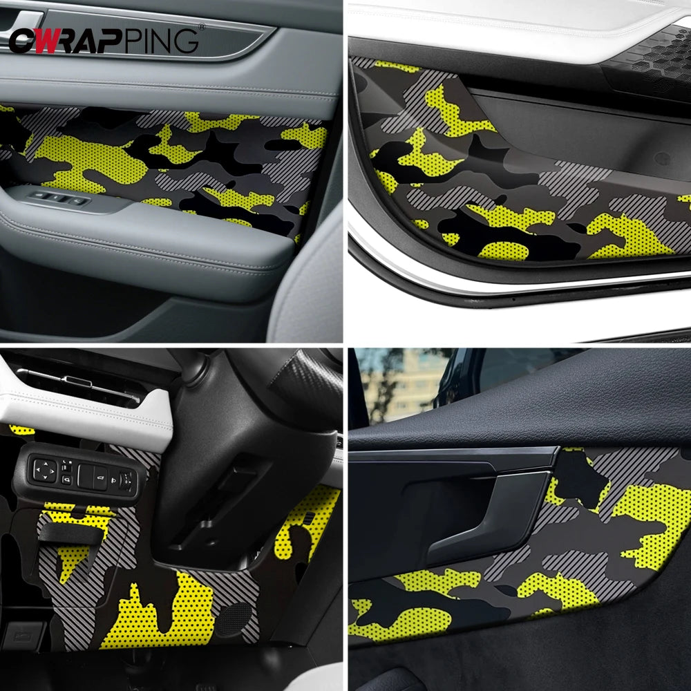Vinyl Wrap Car Sticker Camouflage Film External Car Stickers Auto Outdoor Accessories Motorcycle Helmets Vehicle Decoration Foil