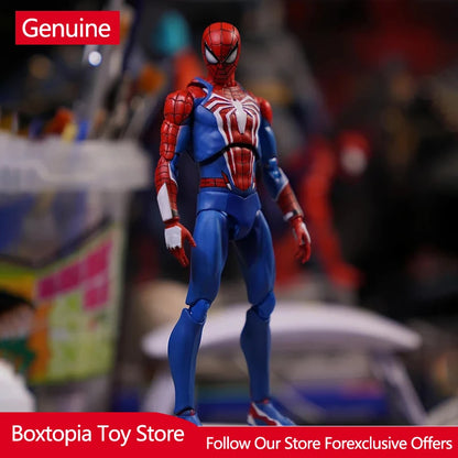 Zd Toys Marvel Ps4 Spider Man Velocity Suit Action Figure Fully Articulated Joint Movable Collectible Model Toy Gift For Adult