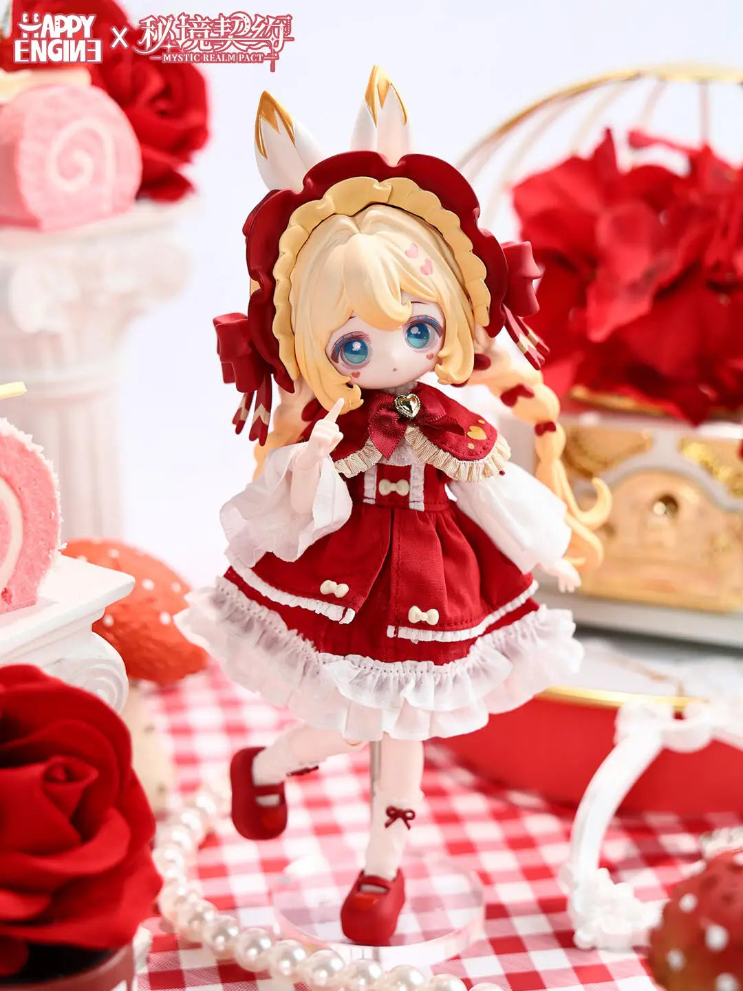 Genuine The Luluelf Story Mystic Realm Pact Series 1/8 Action Figure Bjd Blind Box Limited Hang Card Doll Model Collect Toy Gift