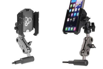 For Tank 500 Car Phone Holder, Car A-Pillar Fixed Phone Holder 360° Rotatable Aluminum Alloy Arm Anti-Shake Phone Stand Base