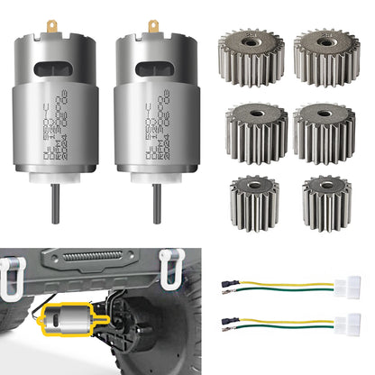 2PCS 15T 19T 23T Teeth 12V 24V RS550 RS555 Children Electric Ride on Car Vehicle High speed DC Motor Engine Upgrade Accessories
