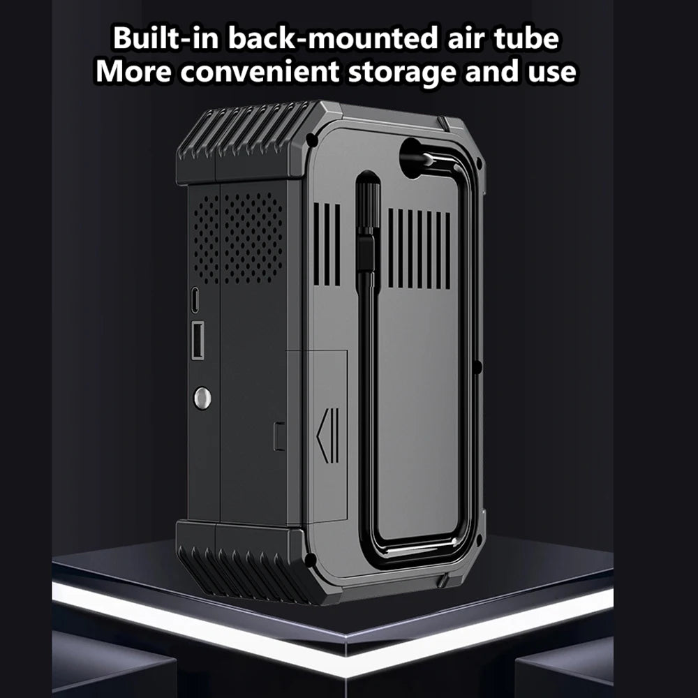 Car Jump Starter 1500A Power Bank 150PSI Pump Air Compressor Emergency Battery Booster Power Bank Start