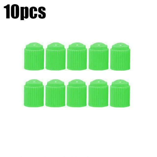 20Pcs Car Tire Tyre Valve Caps with O Rubber Ring Dust Covers Plastic Black Grey Red Stem Valve Caps for Cars Motorcycles Bike