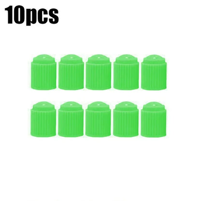 20Pcs Car Tire Tyre Valve Caps with O Rubber Ring Dust Covers Plastic Black Grey Red Stem Valve Caps for Cars Motorcycles Bike