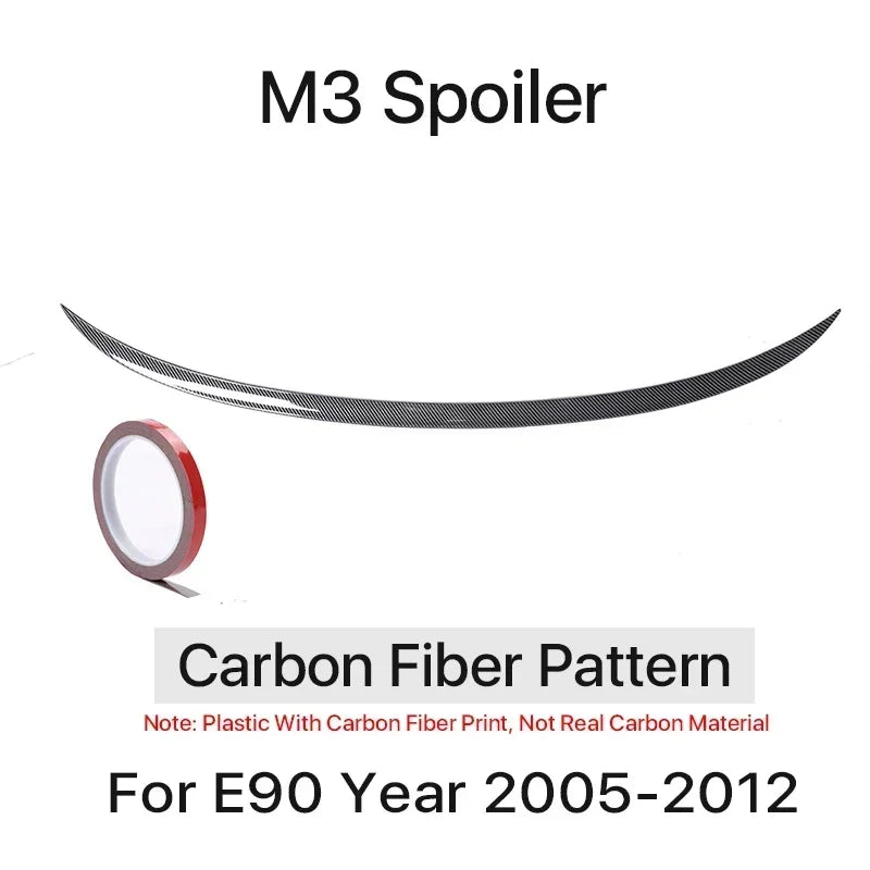 Carbon Fiber Rear Bumper Trunk Spoiler Boot Lid  For BMW 3 Series E90 PSM MP M4 Style Wing Lip 2005-2012  325i 328i 335i 330i