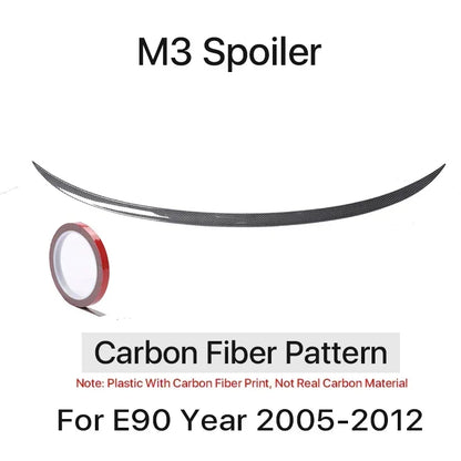 Carbon Fiber Rear Bumper Trunk Spoiler Boot Lid  For BMW 3 Series E90 PSM MP M4 Style Wing Lip 2005-2012  325i 328i 335i 330i