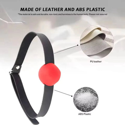 SM Adult Sex Toy For Both Men And Women, Leather PVC Mouth Ball Prop, Couple Sex Training Product, Tool And Toy
