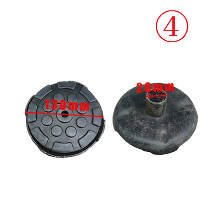 3T Horizontal Hydraulic Jack Accessories - 2.5Tons 3 Tons Torsion Spring Universal Wheel Pallet Front Wheel for Workshop Repair