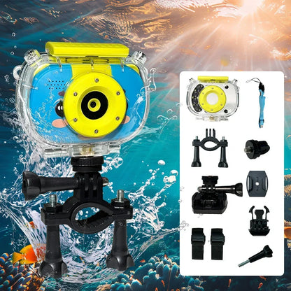 Kids Waterproof Camera 20MP Waterproof Underwater Digital Camera 1080P 10X Digital Zoom Screens Waterproof Digital Camera