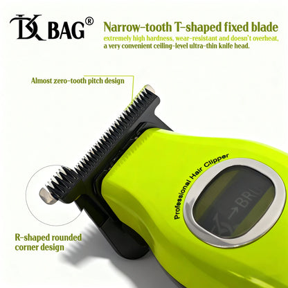 BRDCLIP 609 10000RPM Grey Professional Hair Clipper 7500RPM External Rotor Brushless Motor DLC Blade Hair Trimmer Barber Shaver