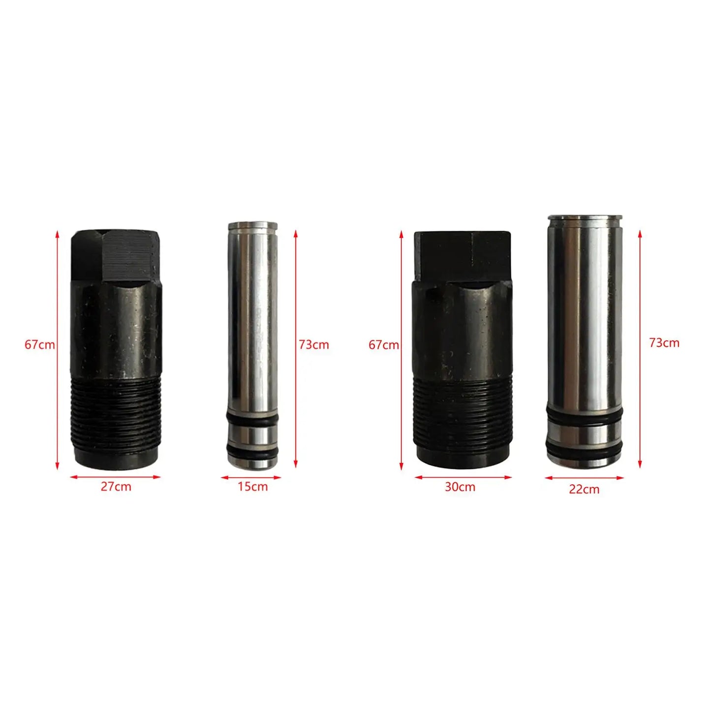 Jack Plunger Horizontal Double Pump Horizontal Jack Oil Pump Cylinder Piston Plunger Parts Multiuse for Truck Vehicle