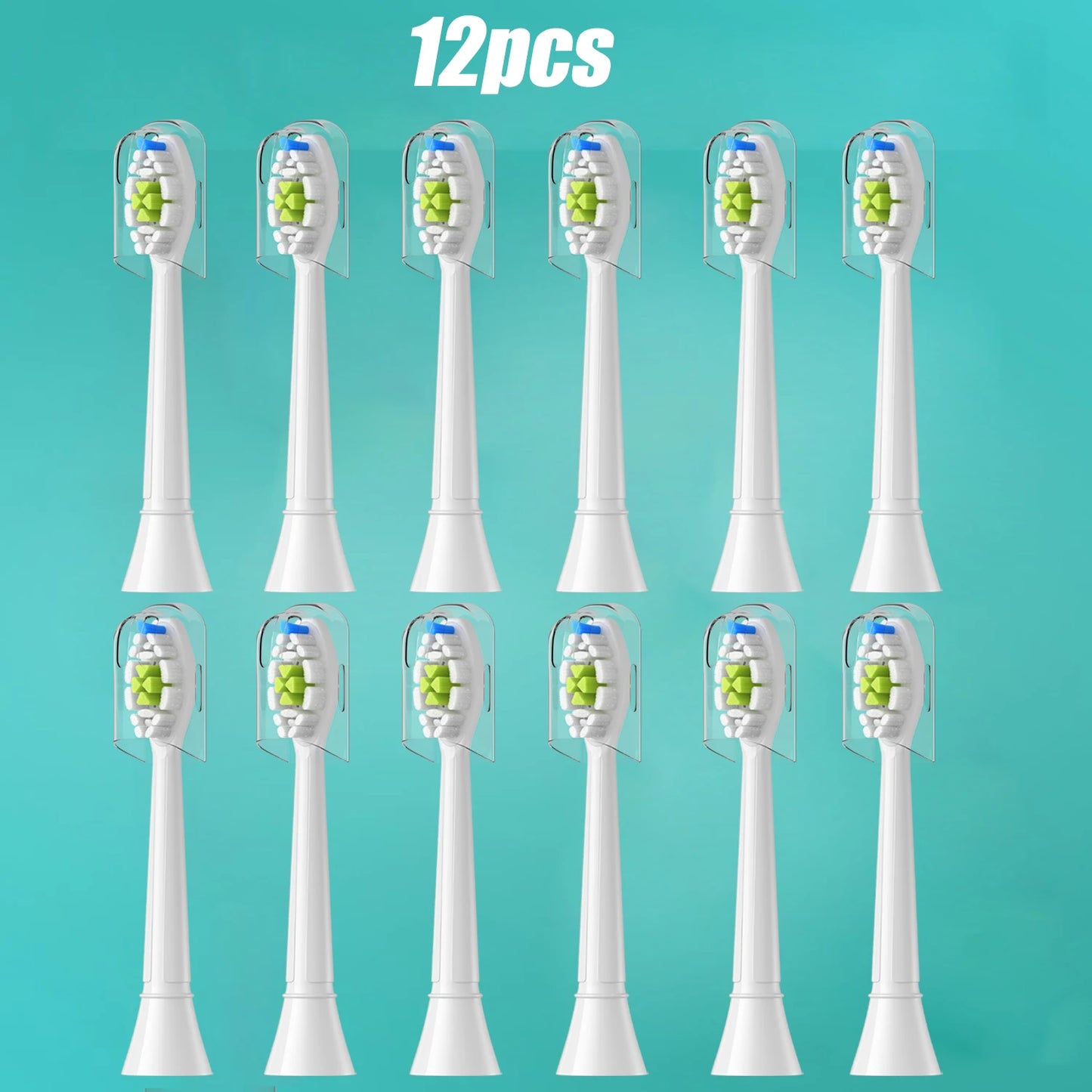 4-20pcs Replacement Toothbrush Heads Compatible with Philips Soft Replacement Electric Brush Head 4100 6500 6100 7500 5