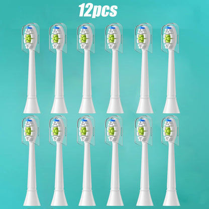 4-20pcs Replacement Toothbrush Heads Compatible with Philips Soft Replacement Electric Brush Head 4100 6500 6100 7500 5