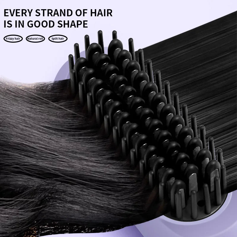 USB charging straight hair comb portable straightener 3-speed temperature control standby 60 minutes size 20CM