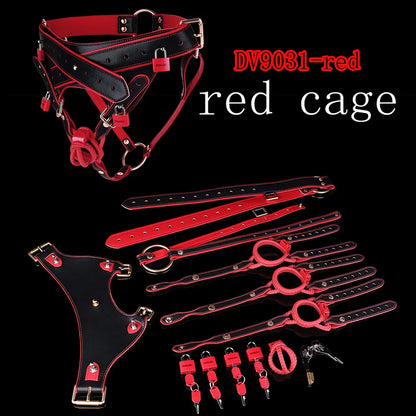 FRKO 2 In1 BDSM Detachable Chastity Belt Y Chastity CB Lock Belt Cock Cage Sex Toys Anal Plug Sissy Sexual Restraint Abstinence