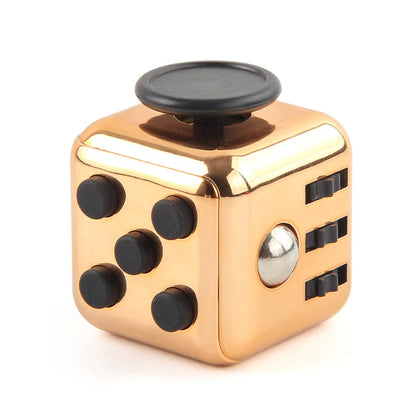 Creative Solid Color Fidget Dice Handheld Cube Release Stress Autism Anxiety Adult Kids Relief Anti-Stress Finger Children Toys