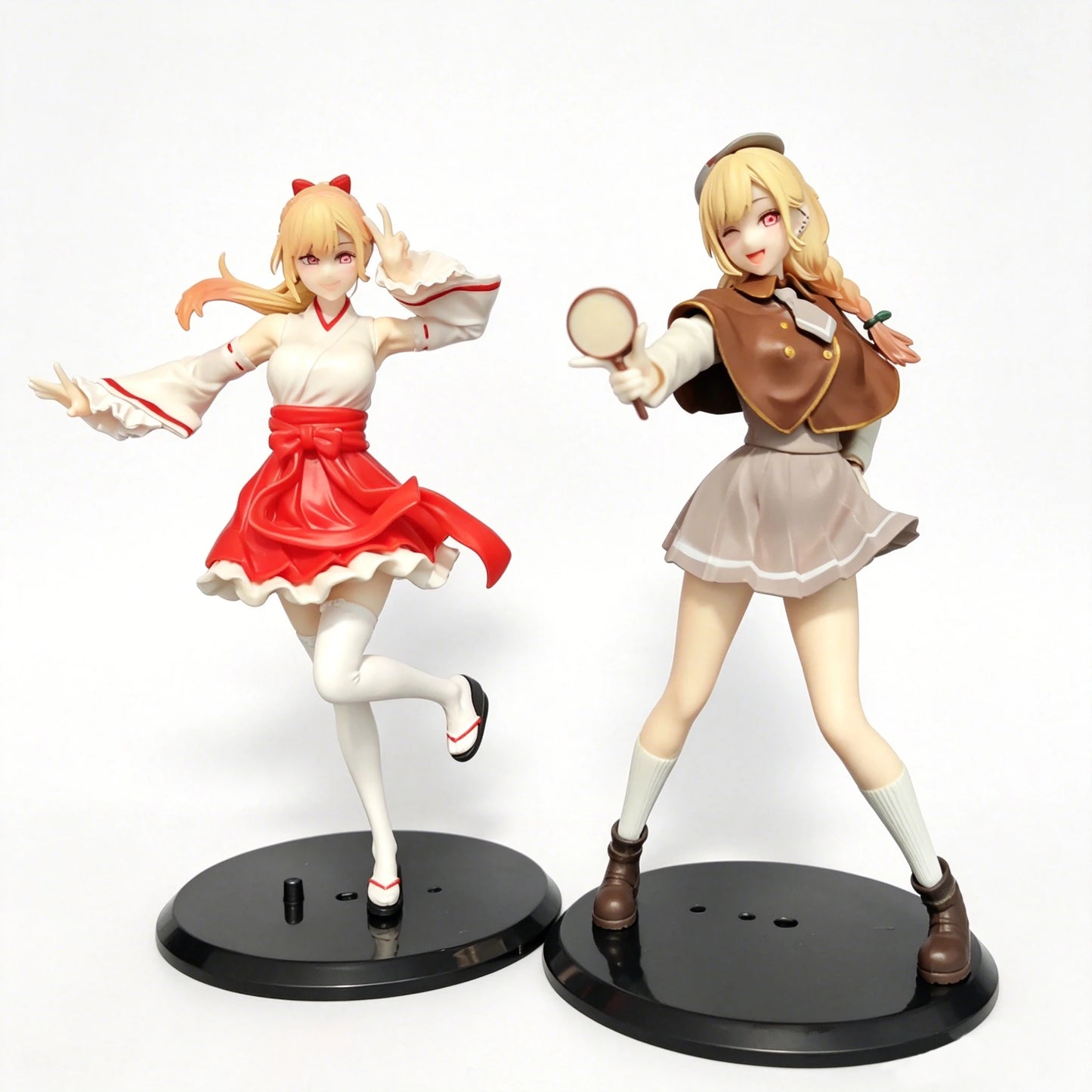 20cm My Dress-Up Darling Figure Shrine Maiden Detective Outfit Anime Girl Figurine PVC Model Doll Desktop Decor Gift