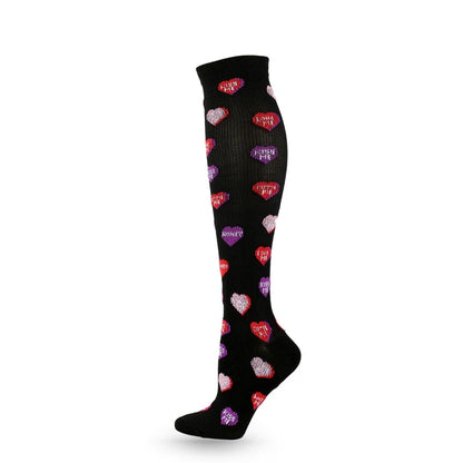 S-XXL Compression Socks Compression Socks for Varicose Vein Calf Riding Socks Stretch Open Toe Knee Socks