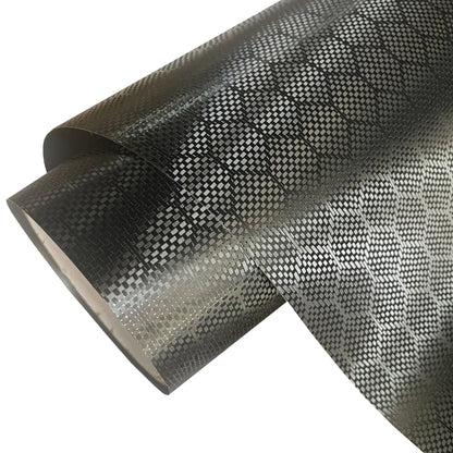 Premium PET Black Hex Honeycomb Carbon Vinyl Wrap Roll Air Release DIY Self Adhesive Decal Automotive Car Wrapping Foil