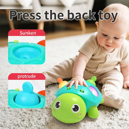 Baby Turtle Crawling  Sound Light Musical Infant Educational Toys Interactive Development Toys for Toddlers Learn to Climb Gifts
