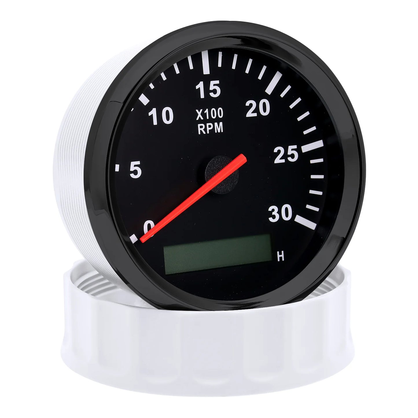 85mm Tachometer 3000RPM With Hourmeter Truck Car Boat Diesel Engine Tacho Meter RPM Gauge M18 / M16 Car Boat Tachometer Sensor