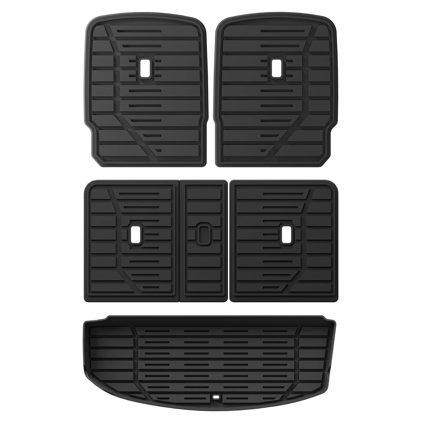 for Hyundai Palisade 2026 6/7 Seat Floor Mat Rear Trunk Pad 3rd 2rd Row Seat Backrest Liner Protective Car Interior Accessories