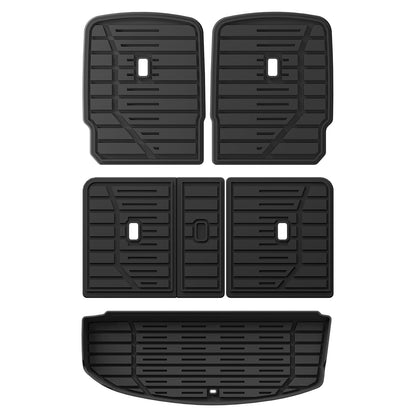 for Hyundai Palisade 2026 6/7 Seat Floor Mat Rear Trunk Pad 3rd 2rd Row Seat Backrest Liner Protective Car Interior Accessories