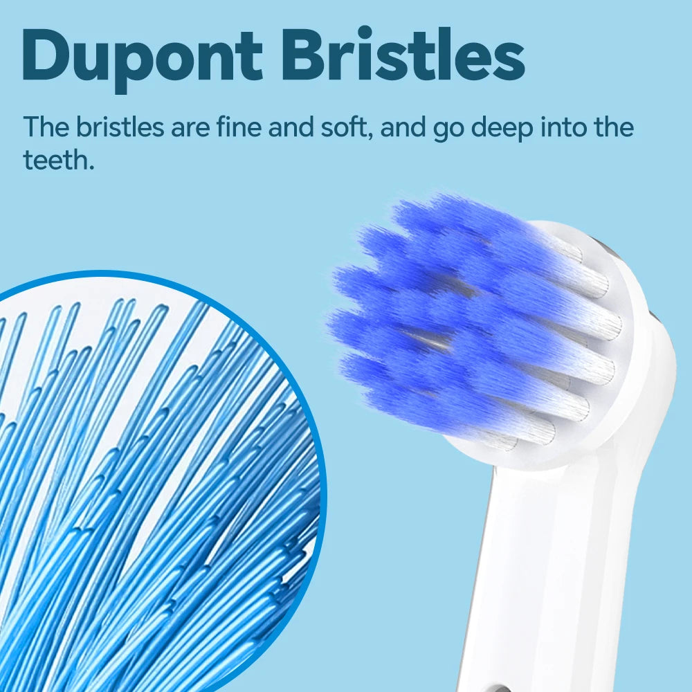 4/12/20 Count Extra Soft Replacement Brush Heads Compatible with Oral B Electric Toothbrush, Toothbrush Head for 1000/500/100