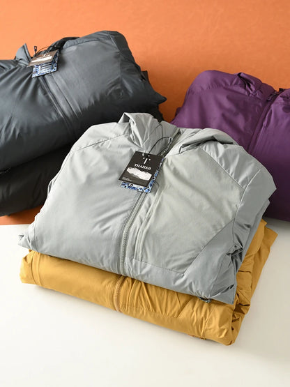 High-End Graphene Windproof Warm Cotton Jacket Men's Winter Lightweight Waterproof Thickened Outerwear Fashion Urban Style