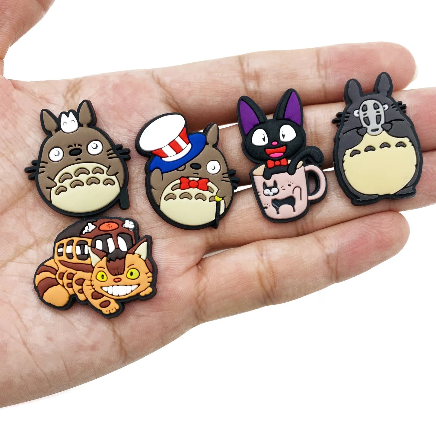 Japanese Cute Beast High-Quality Shoes Charms DIY PVC Shoe bag Accessories For Wristband Pendant Decoration Xmas Gifts