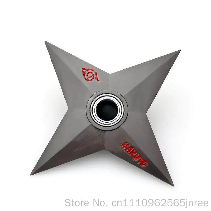 Naruto Metal Shuriken Rotatable Bearing Ninja Star Anime Peripheral Cosplay  Model Collectible Decor For Anime Enthusiasts