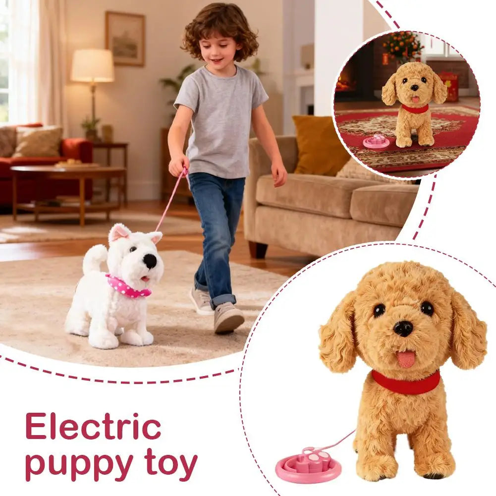 Interactive Electric Barking Dog Toy - Realistic Singing Dancing Licking Puppy Doll Interactive Pet Toy For Kids Toddlers