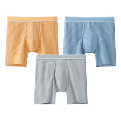 3/4Pcs Boxer man Comfortable Men's briefs Long Boxers For Man Underwear 3D Cutting U Pouch Design Men's underpants