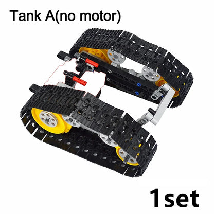 MOC Expert Technical Car Power Function Motor Parts  Buiding Block With RC Motor Vehicle Brick Toys For Children Gifts Leduo