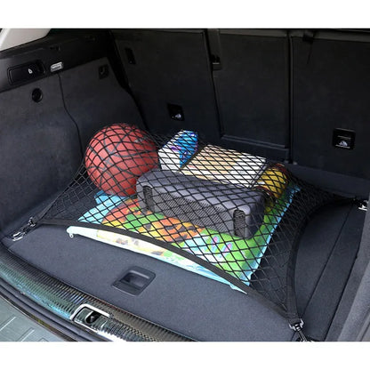 Trunk Cargo Elastic Net, Trunk Organizers and Storage - Luggage Net for Crossover - Best Car Organizer